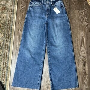 Good American Good Skate Crop Jeans / Wide leg / BNWT